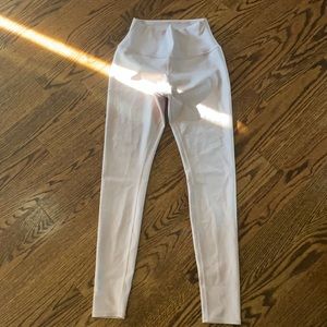 Pale pink ALO leggings full length